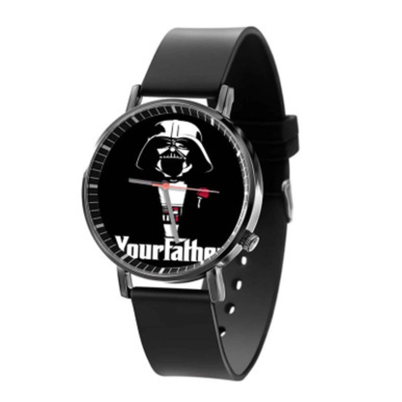 Darth Vader Your Father Black Quartz Watch Unisex With Premium Gift Box