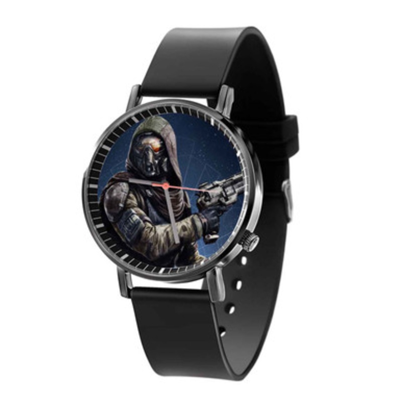 Destiny Hunter Unisex Black Quartz Watch With Premium Gift Box