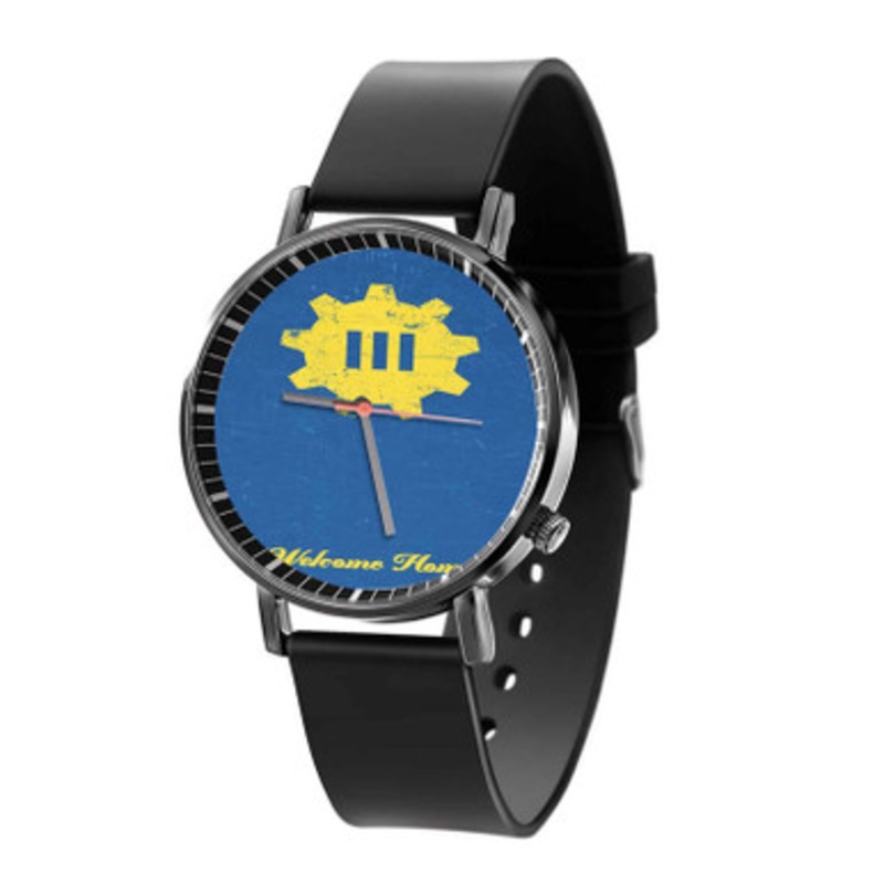 Fallout 4 111 Welcome Home Unisex Black Quartz Watch With Premium Gift Box