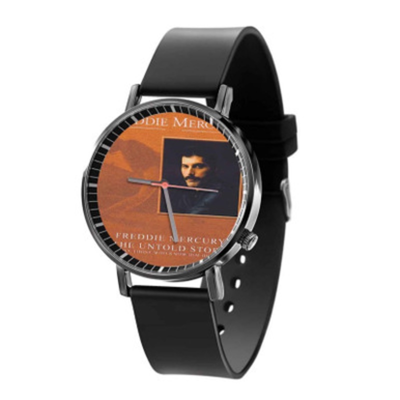 Freddie Mercury The Untold Story Black Quartz Watch With Premium Gift Box for Unisex