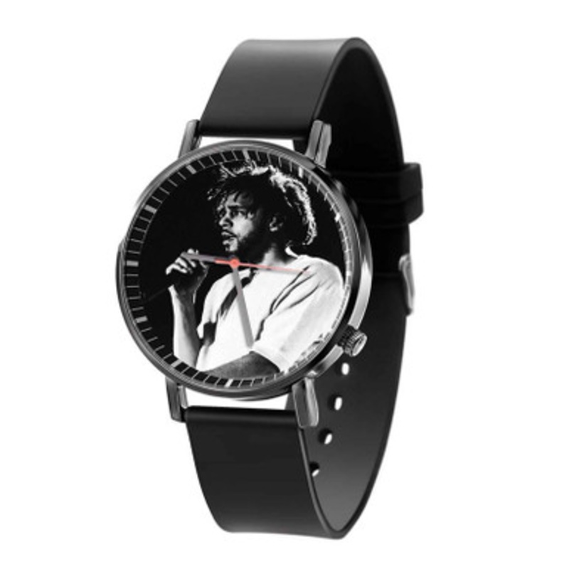 J Cole Art Black Quartz Watch Unisex With Premium Gift Box
