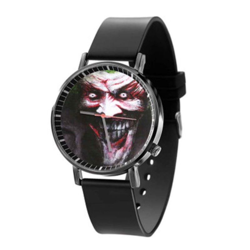 Joker Arkham Asylum A Serious House on Serious Earth Unisex Black Quartz Watch With Premium Gift Box