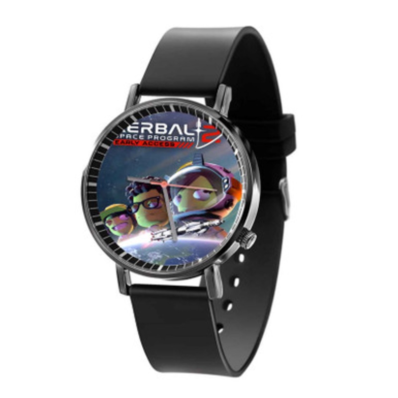 Kerbal Space Program 2 Game Black Quartz Watch Unisex With Premium Gift Box