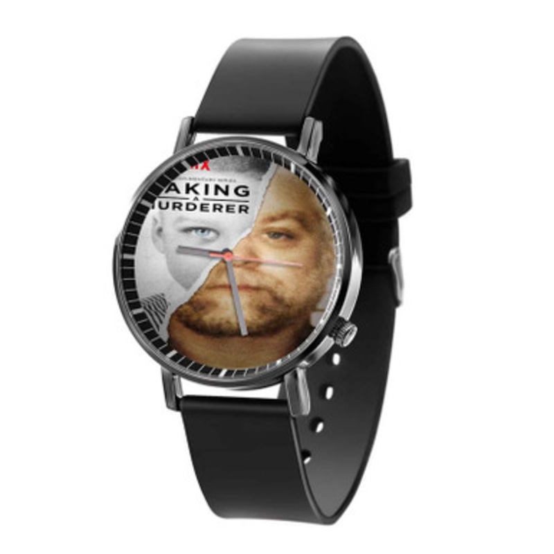 Making a Murderer Unisex Black Quartz Watch With Premium Gift Box