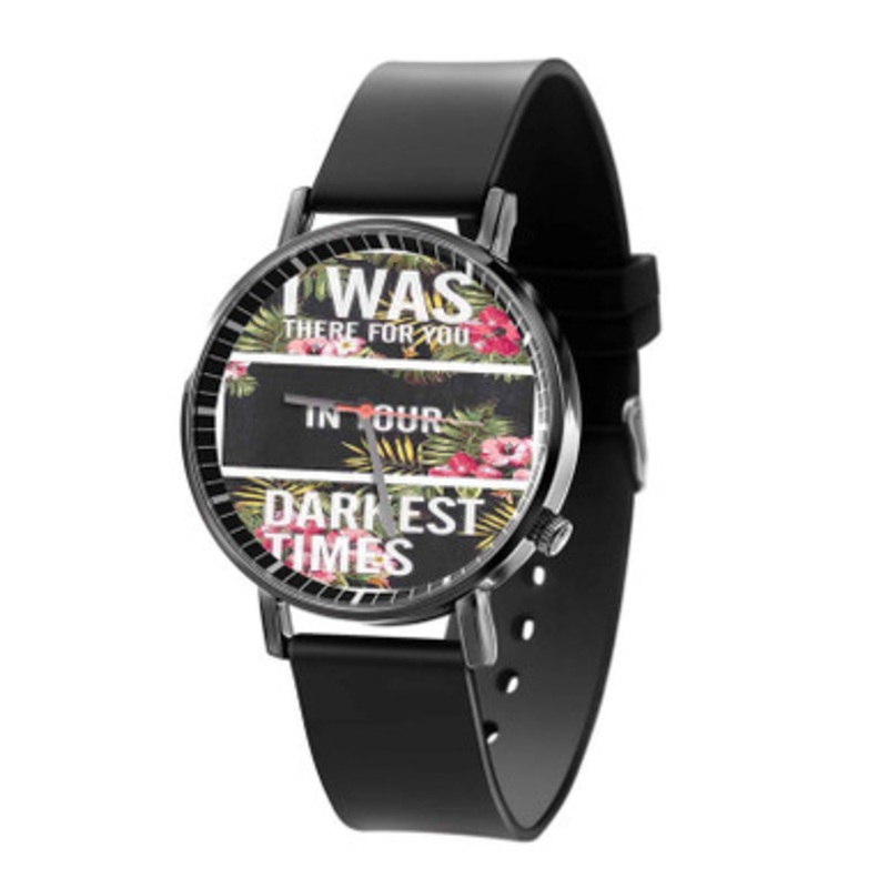 Maroon 5 Maps Lyric Black Quartz Watch Unisex With Premium Gift Box