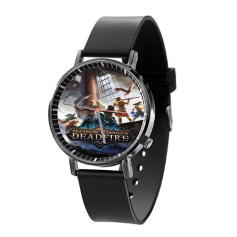 Pillars of Eternity II Deadfire Black Quartz Watch Unisex With Premium Gift Box