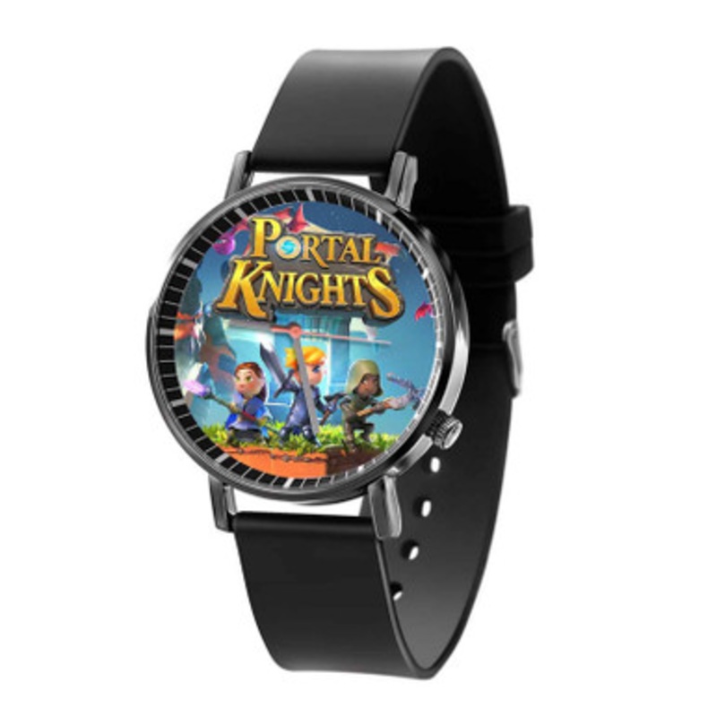Portal Knights Unisex Black Quartz Watch With Premium Gift Box