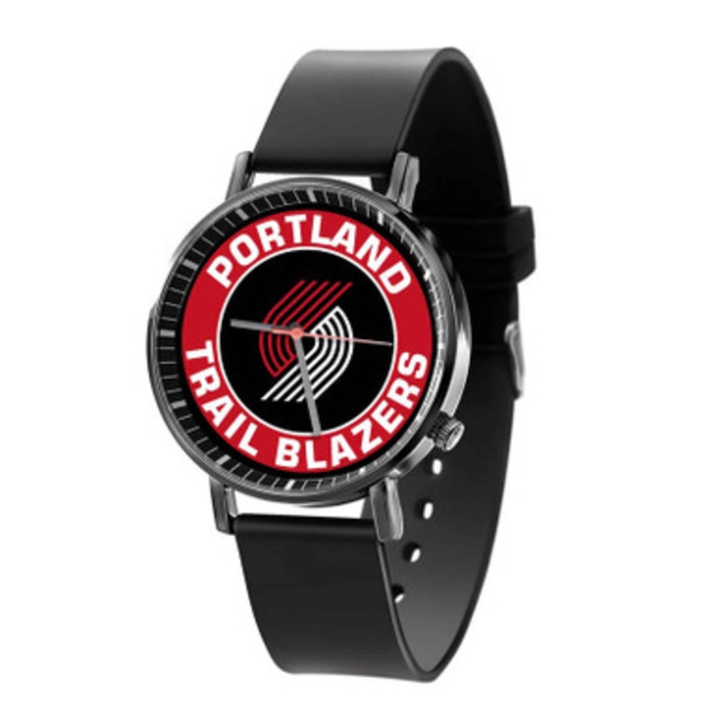 Portland Trail Blazers NBA Black Quartz Watch Unisex With Premium Gift Box