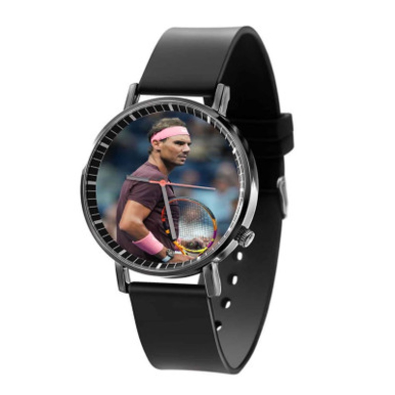 Rafael Nadal Black Quartz Watch Unisex With Premium Gift Box
