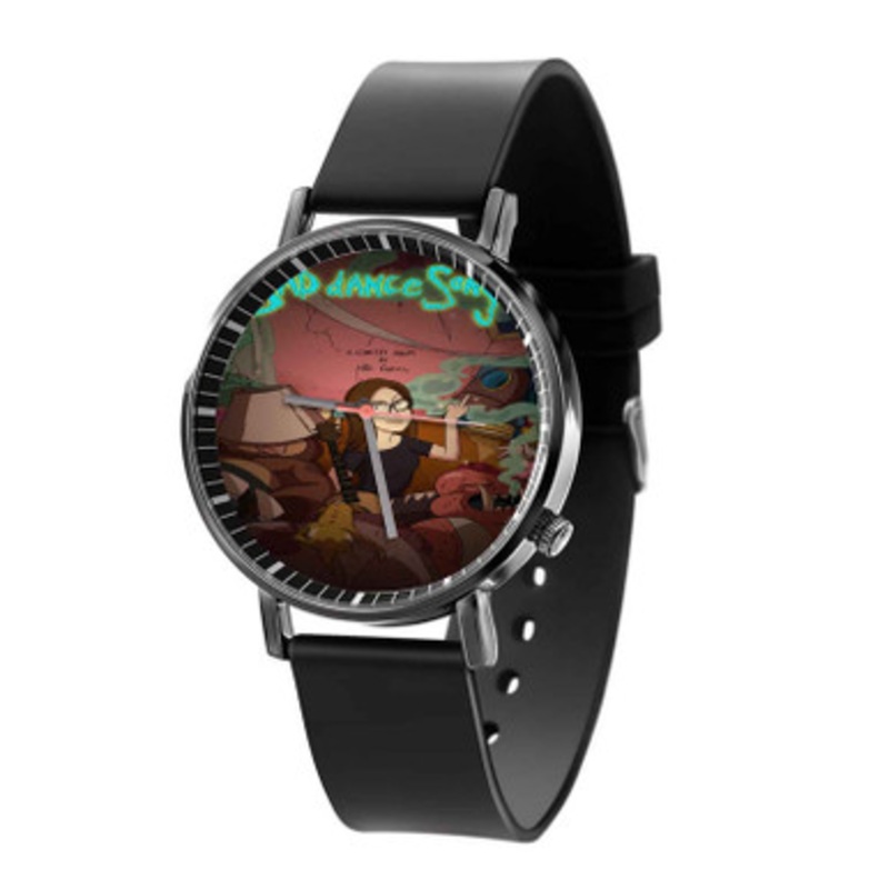 Rick and Morty Sad Dance Songs Unisex Black Quartz Watch With Premium Gift Box