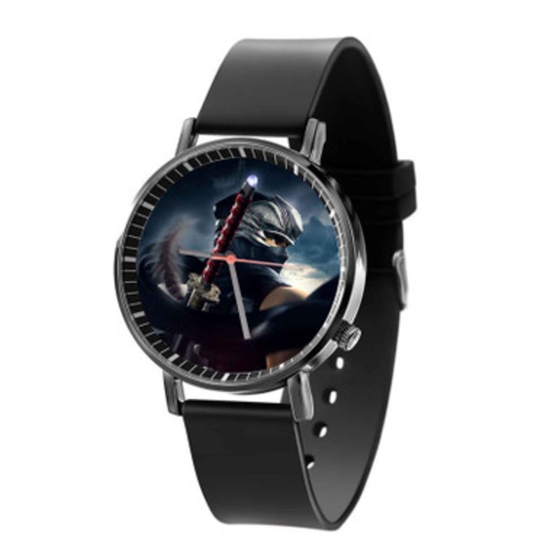 Ryu Hayabusa Ninja Gaiden Unisex Black Quartz Watch With Premium Gift Box
