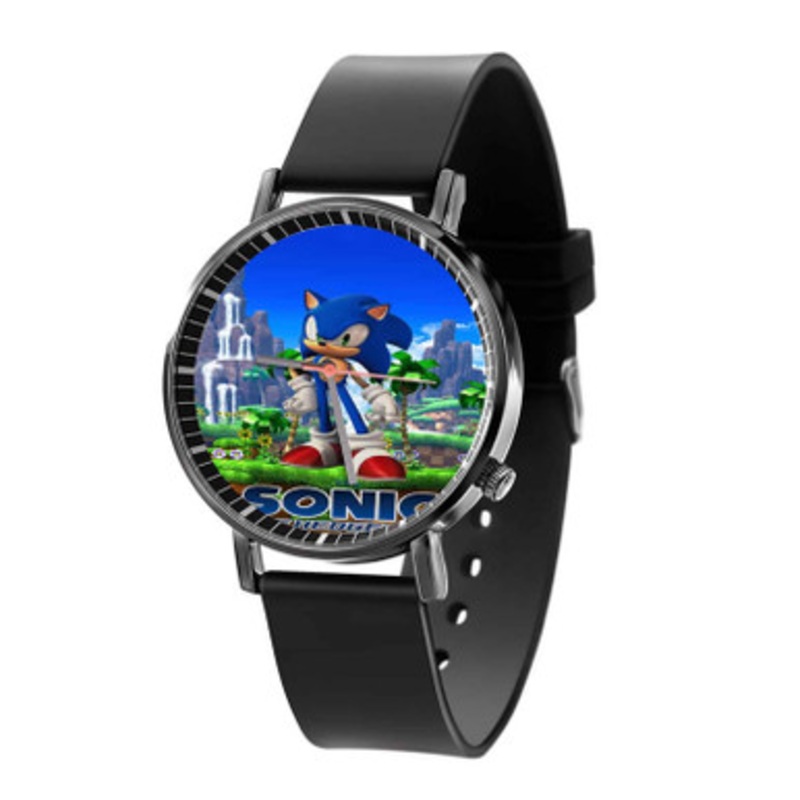 Sonic The Hedgehog New Unisex Black Quartz Watch With Premium Gift Box