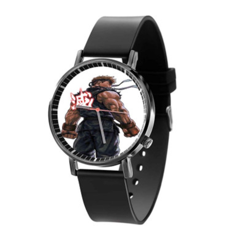 Street Fighters Black Quartz Watch Unisex With Premium Gift Box