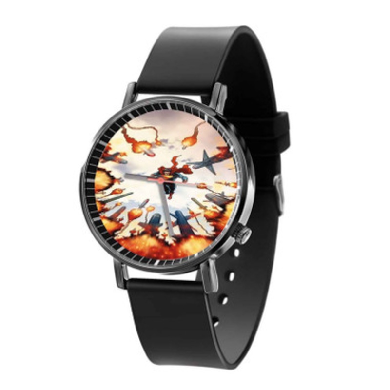 Superman Black Quartz Watch Unisex With Premium Gift Box