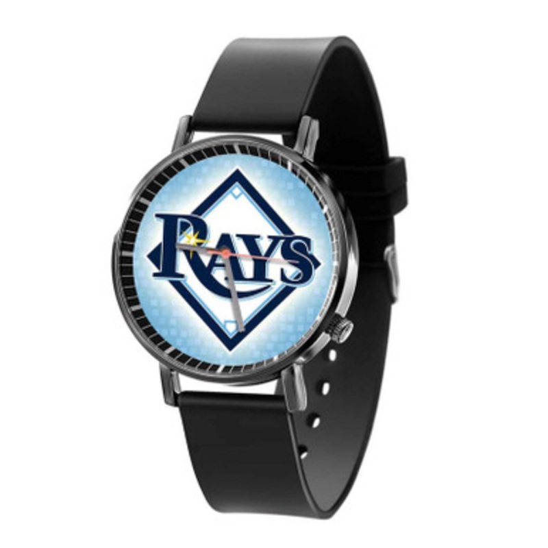 Tampa Bay Rays MLB Black Quartz Watch Unisex With Premium Gift Box