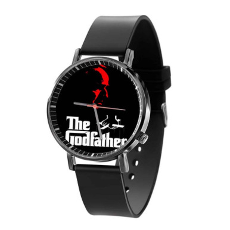 The Godfather Print Black Quartz Watch Unisex With Premium Gift Box