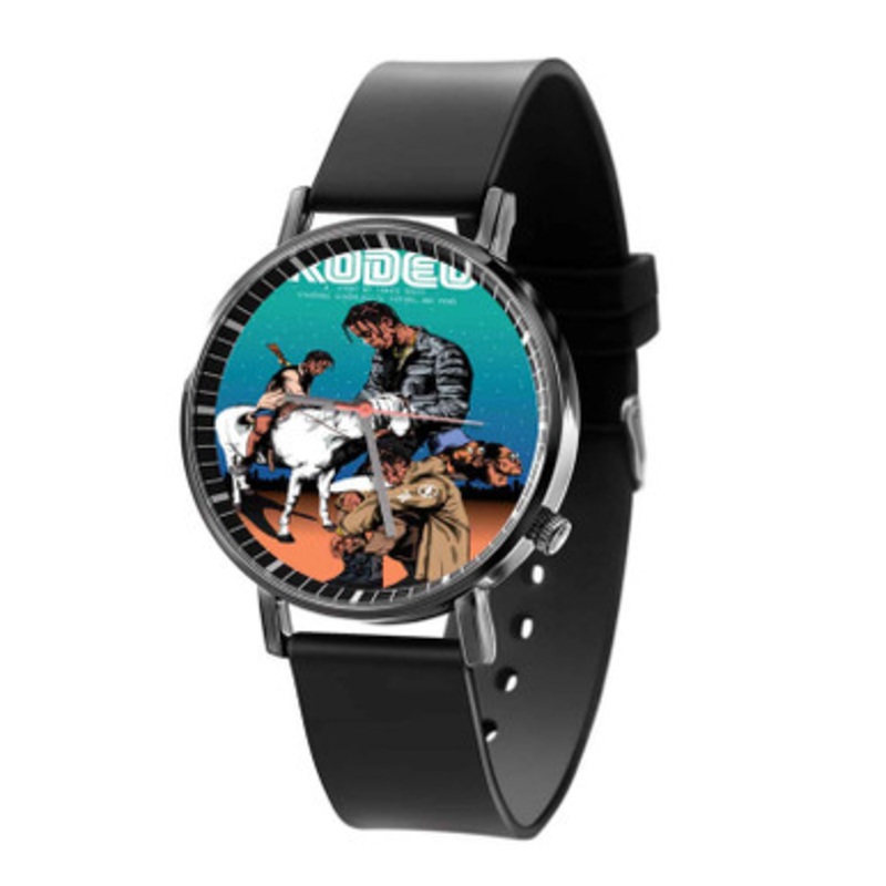 Travis Scott Rodeo Music Black Quartz Watch Unisex With Premium Gift Box