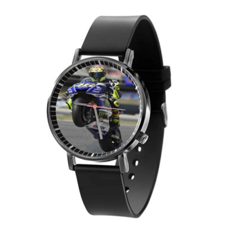 Valentino Rossi 46 Black Quartz Watch Unisex With Premium Gift Box