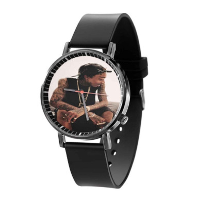 Wiz Khalifa Black Quartz Watch Unisex With Premium Gift Box