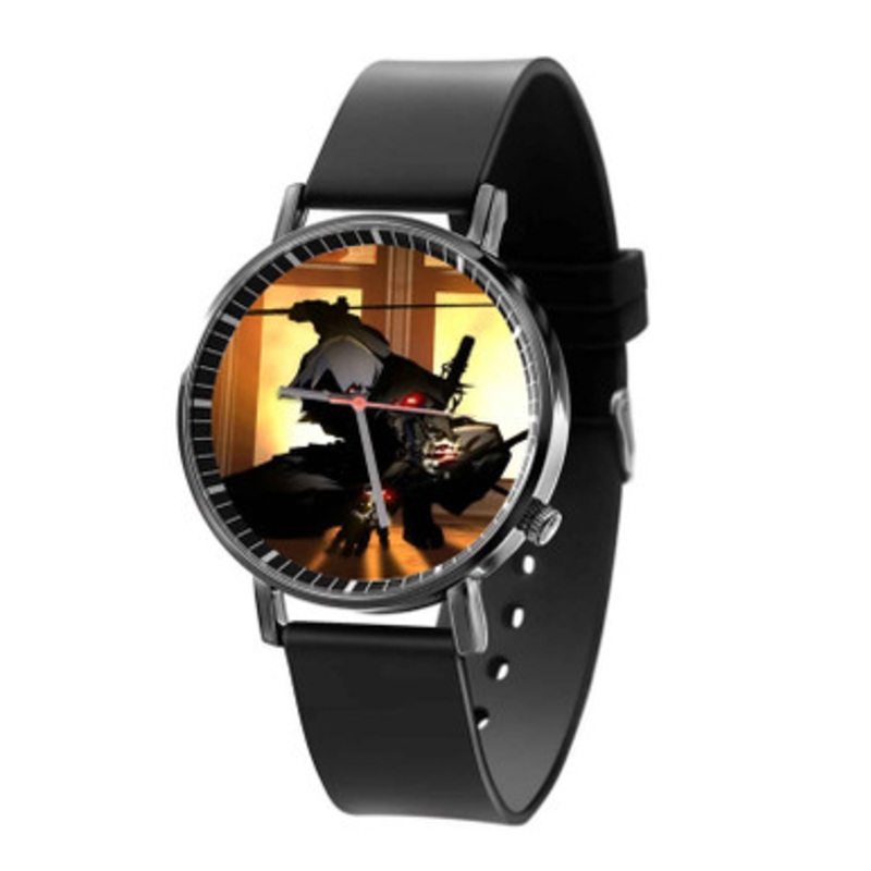 Yaiba Ninja Gaiden Z Sword Robot Black Quartz Watch Unisex With Premium Gift Box