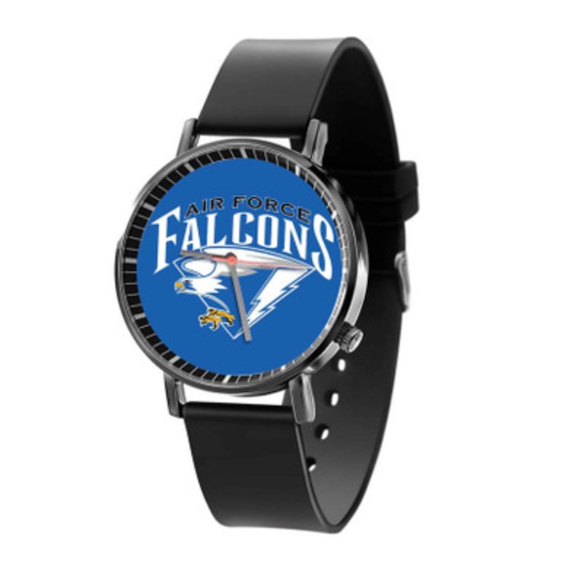 Air Force Falcons Black Quartz Watch Unisex With Premium Gift Box