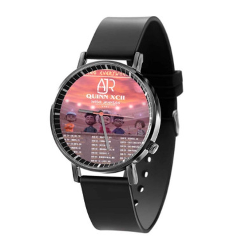 AJR Everything Everywhere Black Quartz Watch Unisex With Premium Gift Box