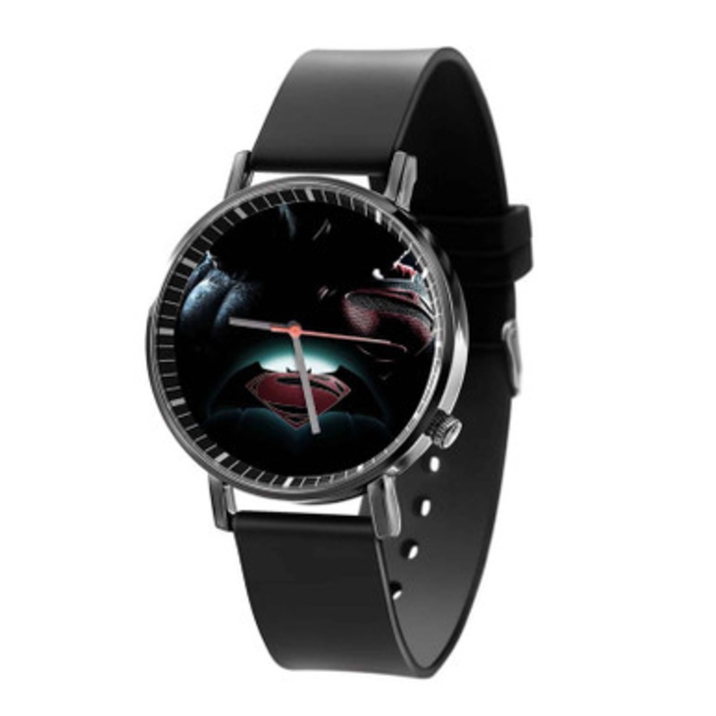 Batman vs Superman Battle Black Quartz Watch Unisex With Premium Gift Box