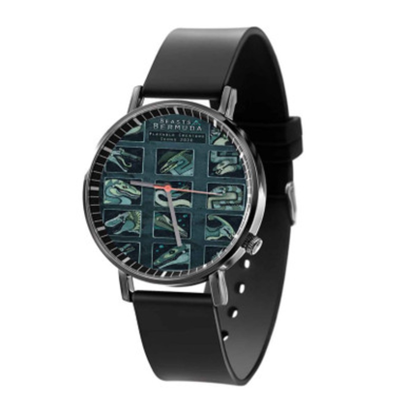 Beasts of Bermuda Black Quartz Watch Unisex With Premium Gift Box