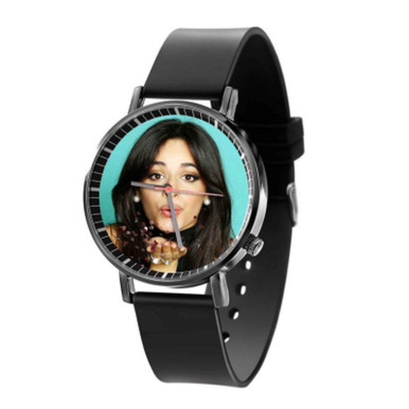 Camila Cabello Art Black Quartz Watch Unisex With Premium Gift Box