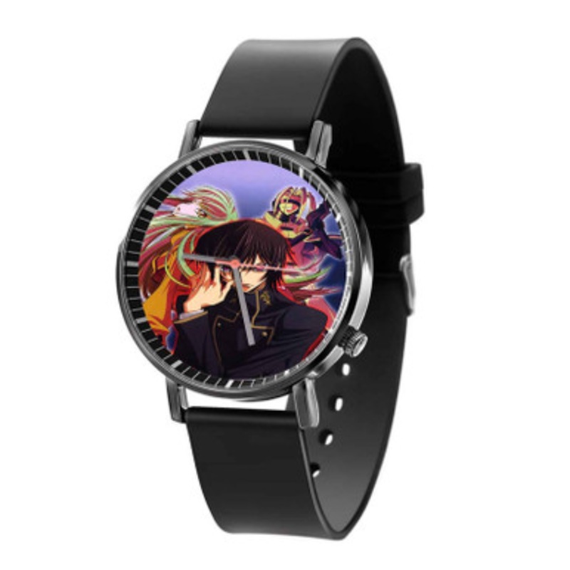 Code Geass Black Quartz Watch Unisex With Premium Gift Box