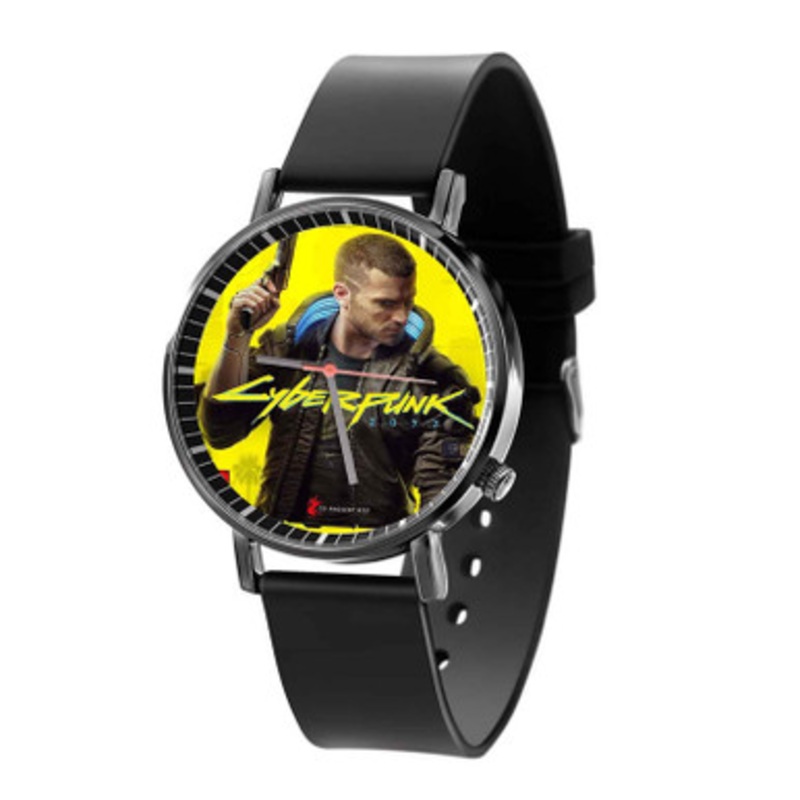 Cyberpunk 2077 Black Quartz Watch Unisex With Premium Gift Box
