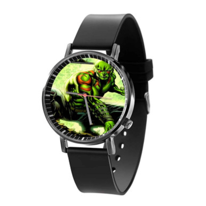 Drax the Destroyer Marvel Superheroes Unisex Black Quartz Watch With Premium Gift Box