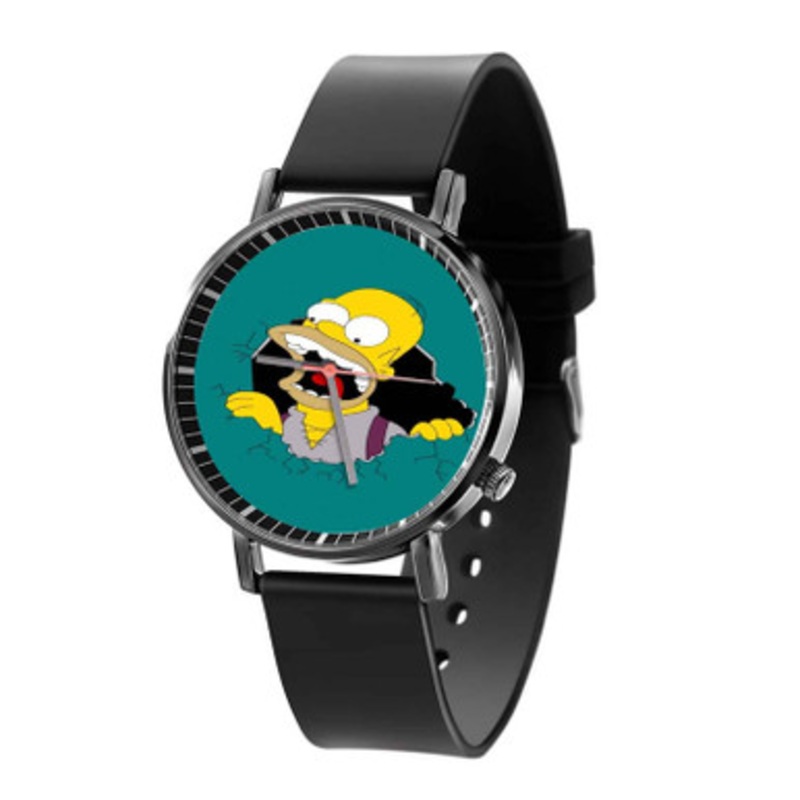 Hommer The Simpsons Unisex Black Quartz Watch With Premium Gift Box