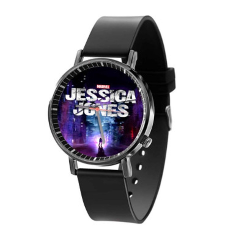 Jessica Jones Purple Black Quartz Watch Unisex With Premium Gift Box