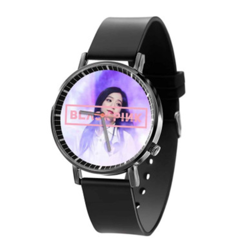Jisoo blackpink Black Quartz Watch Unisex With Premium Gift Box