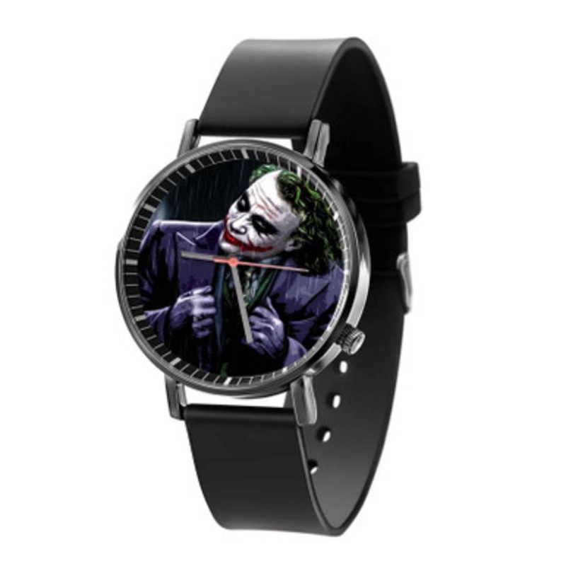 Joker in the Rain Unisex Black Quartz Watch With Premium Gift Box