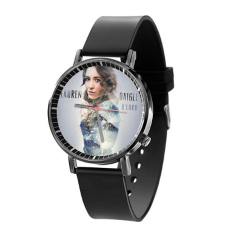 Lauren Daigle O Lord Black Quartz Watch With Premium Gift Box for Unisex