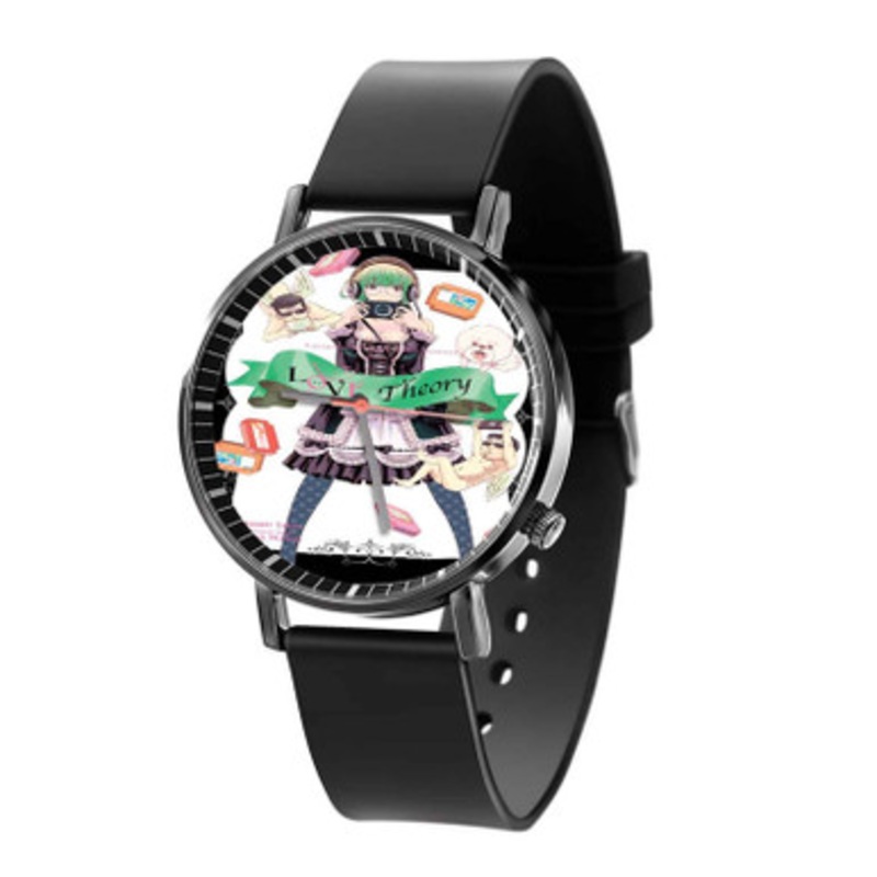 Love Theory Black Quartz Watch With Premium Gift Box for Unisex