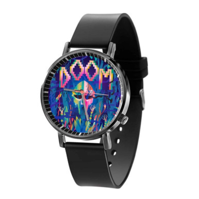 Negus MF Doom Black Quartz Watch Unisex With Premium Gift Box