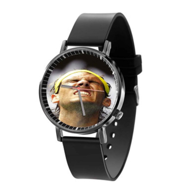 Rafael Nadal Sport Black Quartz Watch Unisex With Premium Gift Box