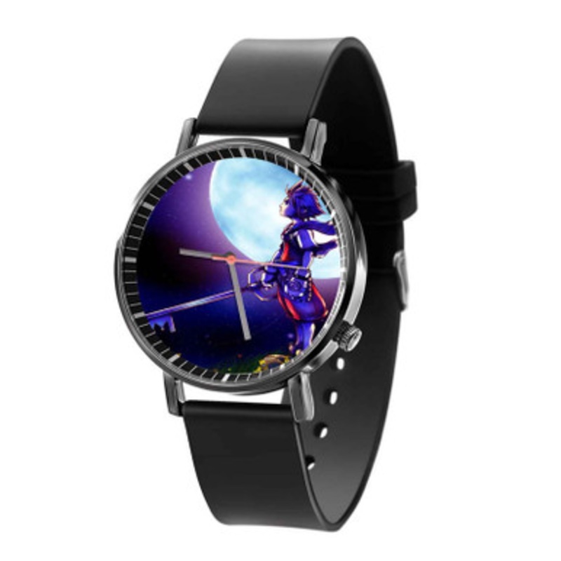 Sora Kingdom Hearts and Moon Unisex Quartz Watch With Premium Gift Box