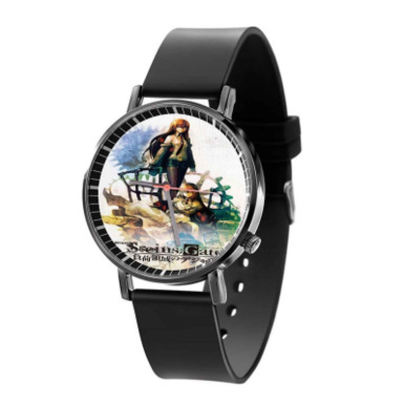 Steins Gate Black Quartz Watch Unisex With Premium Gift Box