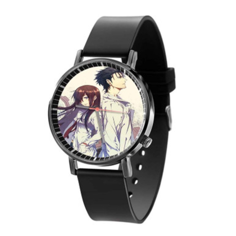 Steins Gate Love Black Quartz Watch Unisex With Premium Gift Box