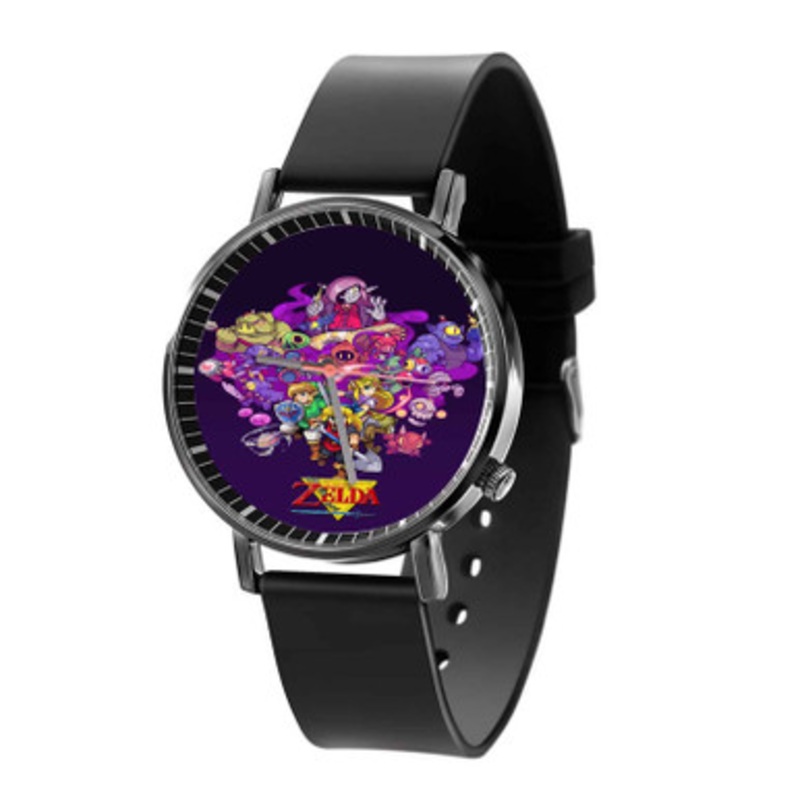 The Legend of Zelda Anime Black Quartz Watch Unisex With Premium Gift Box