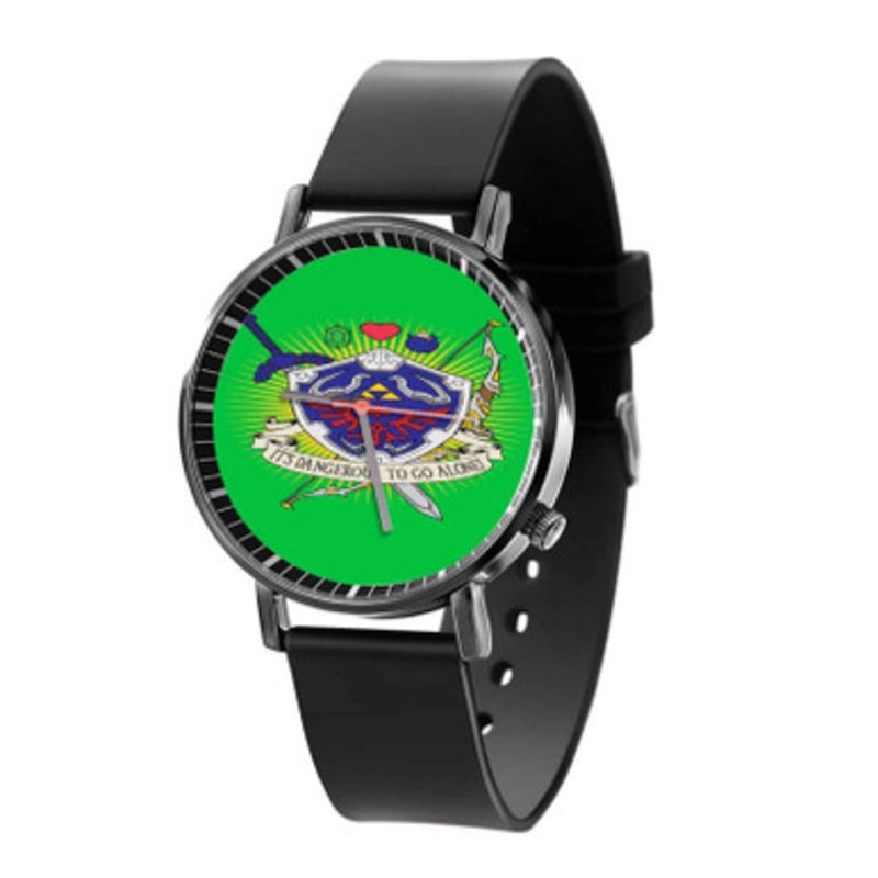 The Legend of Zelda Triforce Black Quartz Watch Unisex With Premium Gift Box