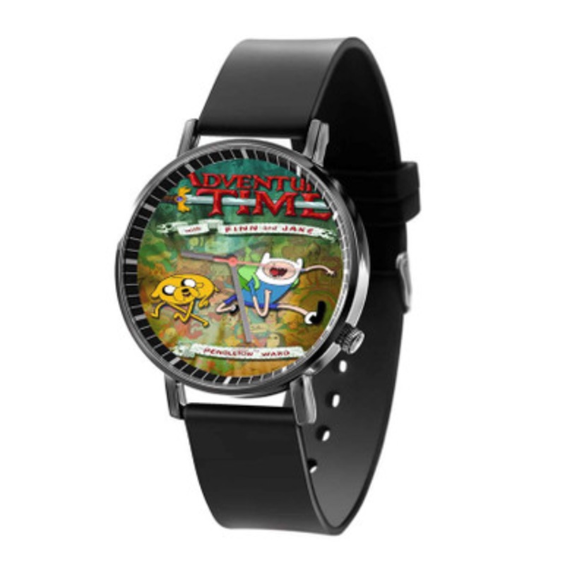 Adventure Time 2010 Black Quartz Watch Unisex With Premium Gift Box
