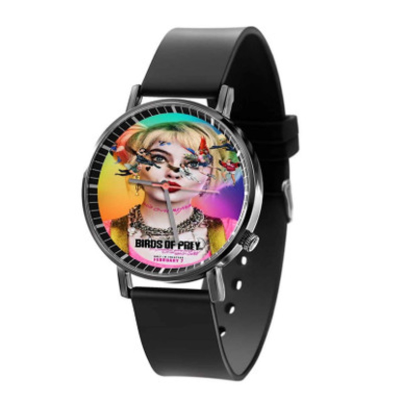 birds of prey poster harley queen Unisex Quartz Watch With Premium Gift Box