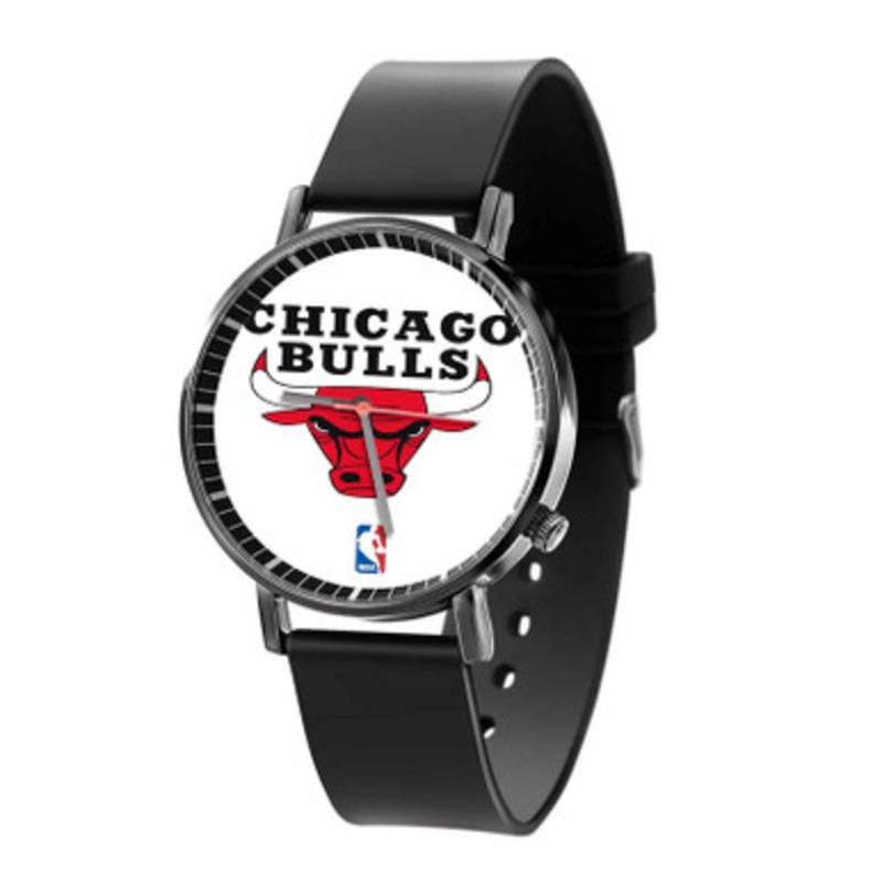 Chicago Bulls White Black Quartz Watch Unisex With Premium Gift Box