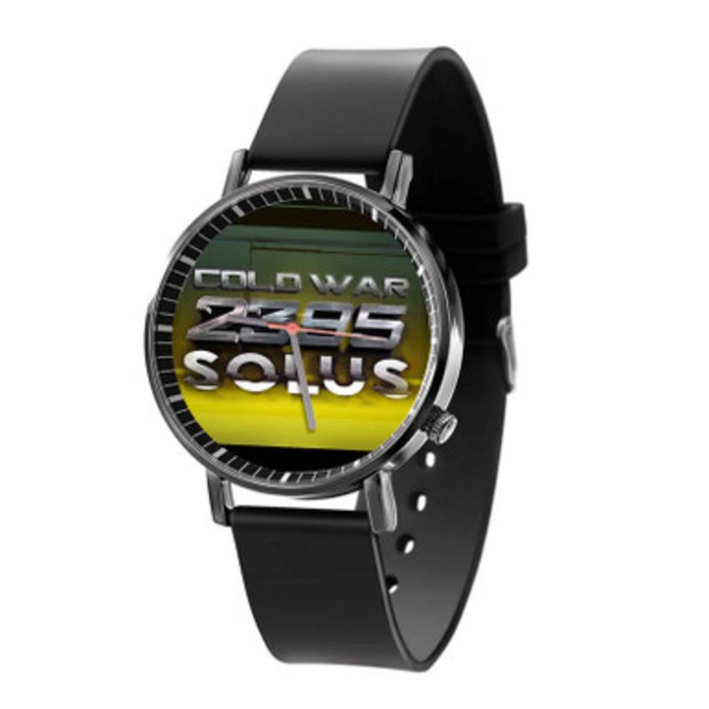 COLD WAR 2395 SOLUS Black Quartz Watch Unisex With Premium Gift Box