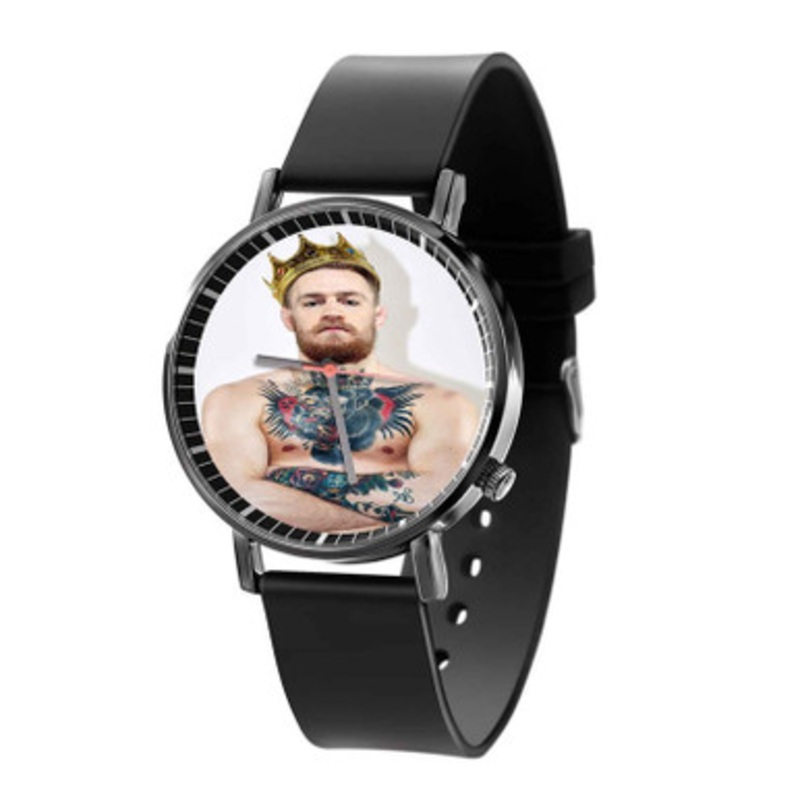 Conor Mc Gregor UFC Sport Black Quartz Watch Unisex With Premium Gift Box